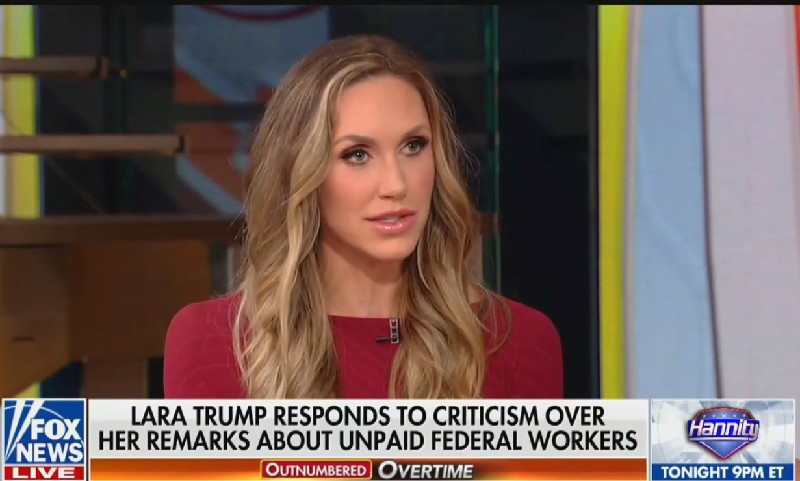 Lara Trump Gives Non-Apology For Federal Worker Remarks, Instead Blames ‘Fake News’
