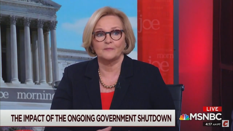 Claire McCaskill: The Government Shutdown Should Be Hanging Around Mitch McConnell’s Neck
