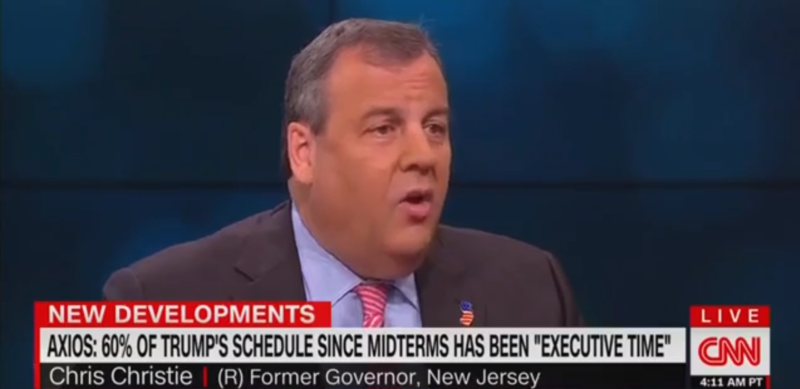Chris Christie On Trump’s Executive Time: I Would Tell Him To Turn Off The TV
