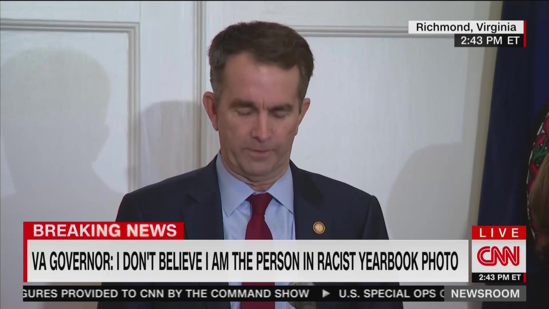 Ralph Northam Insists He’s Not In Racist Photo, Admits To Wearing Blackface On Another Occasion