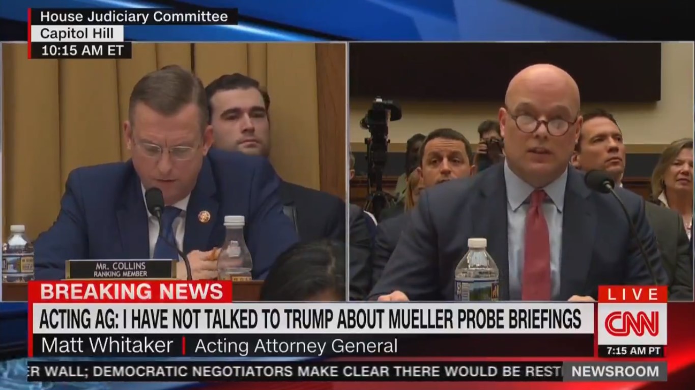 WATCH: GOP Rep Asks Whitaker About Right-Wing Conspiracy Theory on Roger Stone’s Arrest