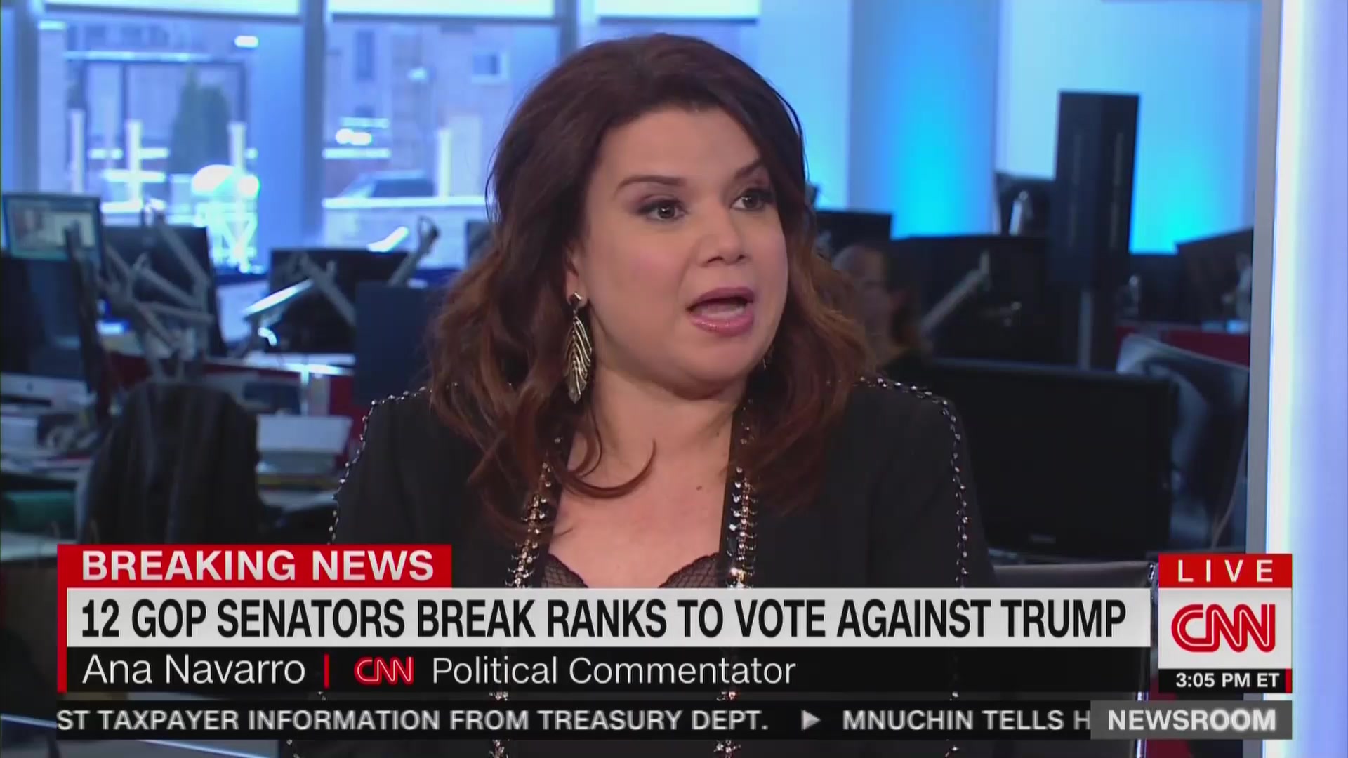 Ana Navarro: Republicans Brave For Bucking ‘Mafia-Style’ Trump on Emergency Declaration