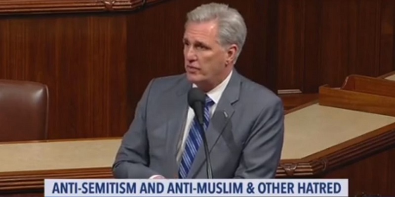 GOP Leader Brags Party Opposes Hate Right Before 23 Republicans Vote Against Anti-Hate Resolution