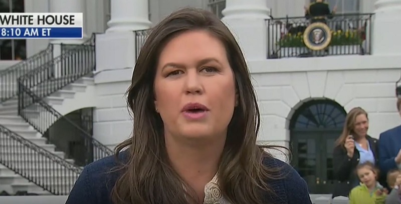 Sarah Huckabee Sanders Claims April Ryan Literally Called for Her to Be Decapitated