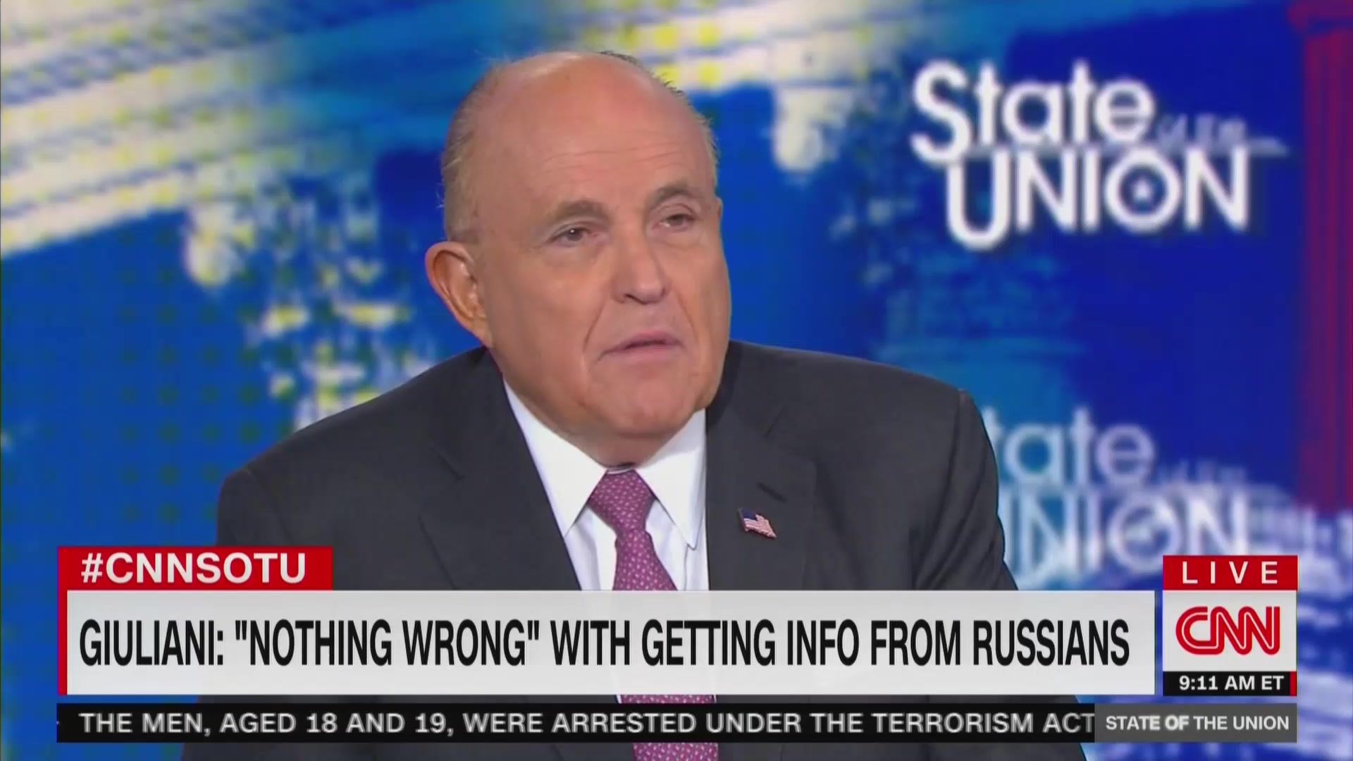 Rudy Giuliani: ‘There’s Nothing Wrong With Taking Information From the Russians’