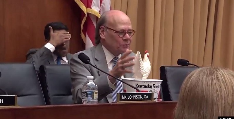 Rep. Steve Cohen Mocks Barr’s No-Show By Bringing KFC and Toy Chicken to Hearing