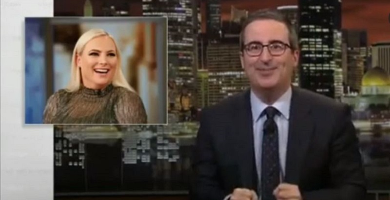 John Oliver Trolls Meghan McCain: ‘I Bet Her Husband Is Going to Be So Mad at Me!’