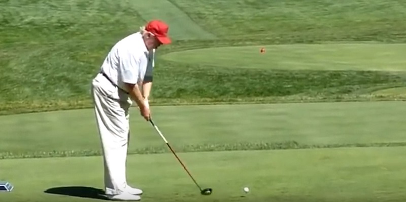 Trump Cheats to Beat Club Member and Son at Golf, Declares Himself Club Champion