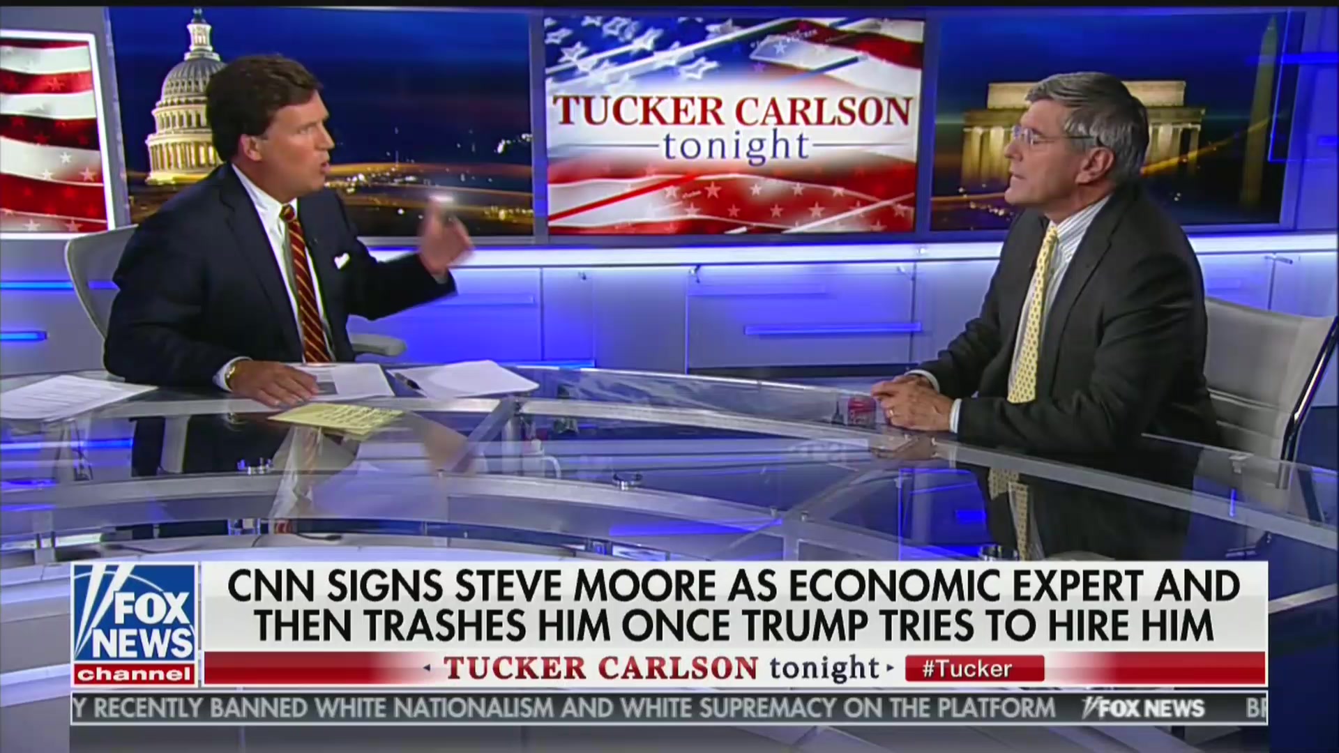 Tucker Carlson to Stephen Moore: White House Showed ‘Weakness’ By Giving Up on You