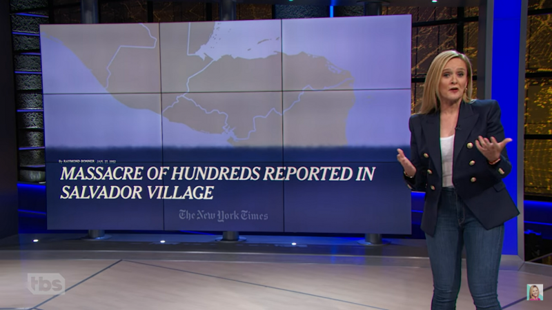Watch: Samantha Bee Explains How The US Caused The Migrant Crisis