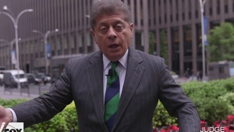 Fox’s Judge Napolitano Tears Into Mueller for Not Indicting Trump: ‘No One Is Above the Law’