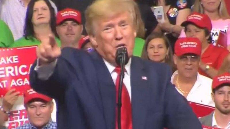CNN Cuts Away From Trump Rally After Crowd Chants ‘CNN Sucks’ and Trump Attacks ‘Fake News’