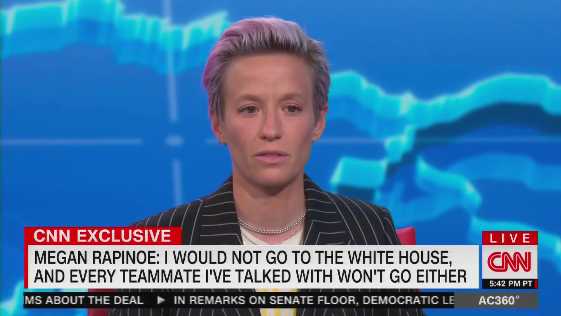Megan Rapinoe Says Team Won’t Go to White House: We Don’t Want Our Platform ‘Co-Opted or Corrupted’