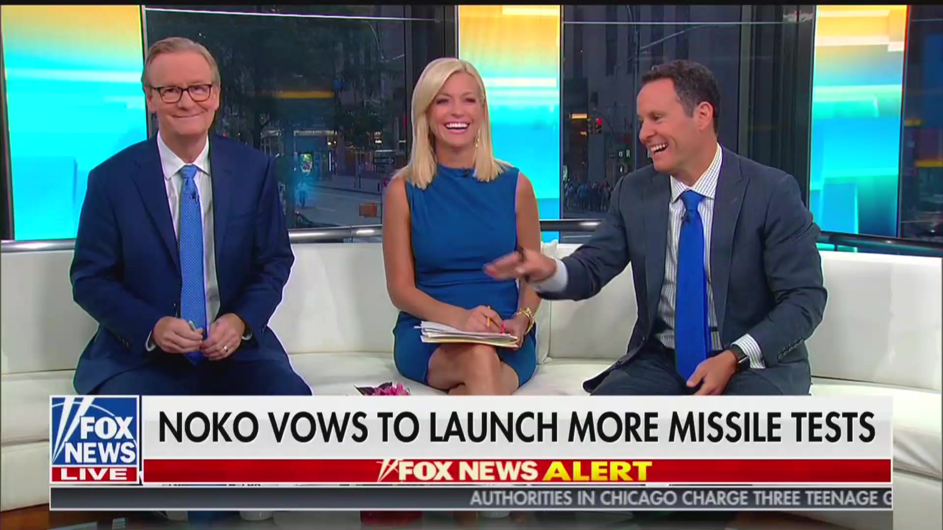 Fox & Friends’ Brian Kilmeade Says Trump Has ‘Policy of Underreacting,’ Causing Co-Hosts to Laugh