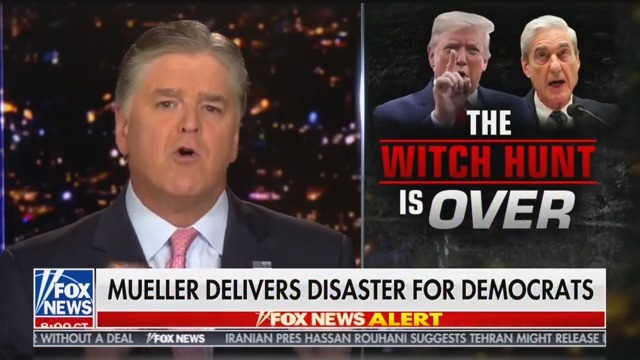 Hannity Takes Victory Lap After Mueller Testimony: ‘The Witch Hunt Is Gone!’