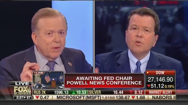 Lou Dobbs Explodes When Fox Business Host Confronts Him About Trump’s Exploding Debt