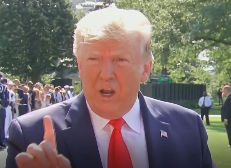 Trump Loses It During Pelosi-Schiff Impeachment Press Conference: They’re Wasting Time on ‘BULLSH*T’