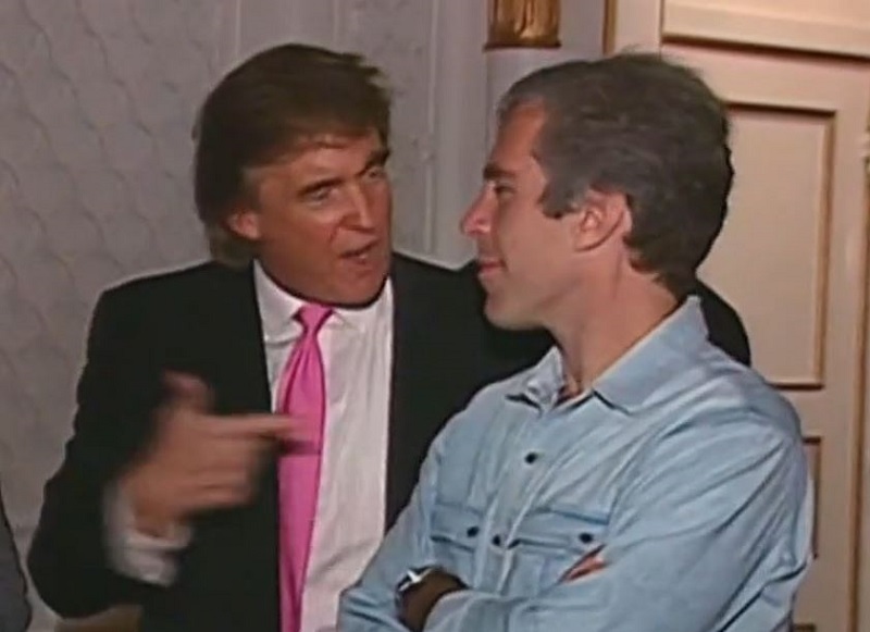 MSNBC Digs Up Footage of Trump Patting Woman’s Butt, Partying with Jeffrey Epstein at Mar-a-Lago