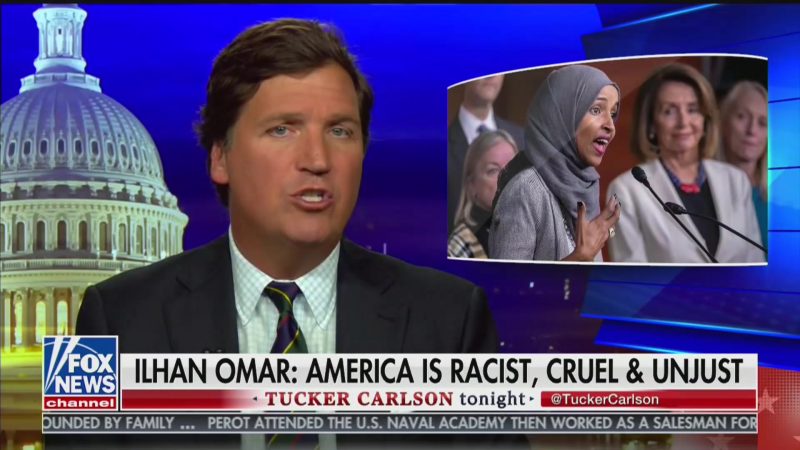 Tucker Carlson: Ilhan Omar Is a ‘Living Fire Alarm’ on Immigration