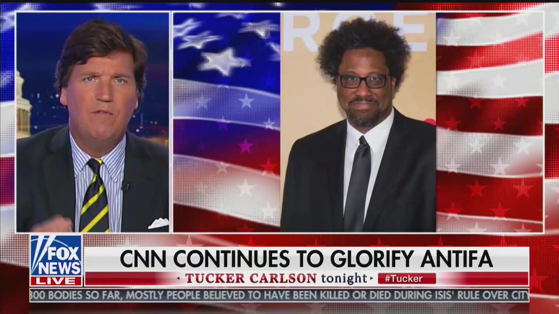 Tucker Carlson Accuses CNN of Funding Antifa: ‘They Are Literally Promoting Violence!’
