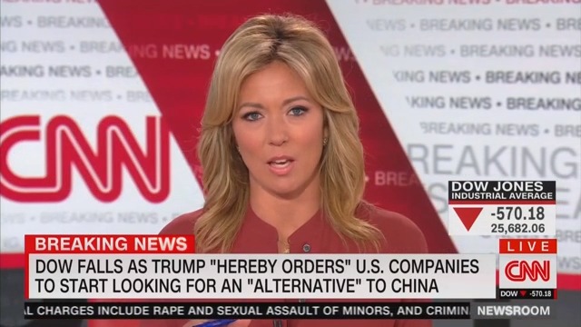 CNN’s Brooke Baldwin Slams Trump for Joking About Dow Jones Crash: ‘Hilarious, Mr. President’