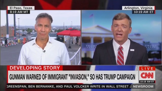 CNN Host Calls Out Trump Flack for Defending President Laughing Off ‘Shoot Them’ Comments