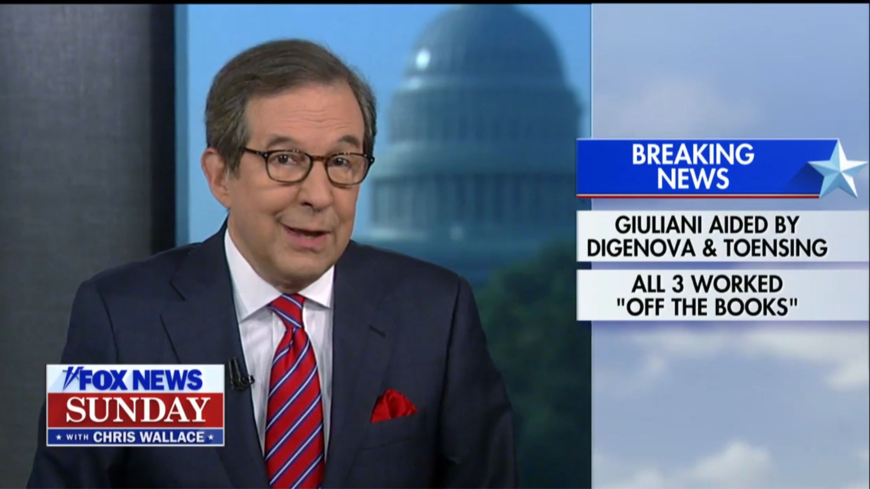 Fox’s Chris Wallace Drops Bombshell: Frequent Fox Guests Helped Giuliani Dig Up Ukraine Dirt on Biden