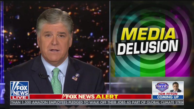 Hannity: ‘I Was Happy at the News’ That Whistleblower Complaint Is About Ukraine