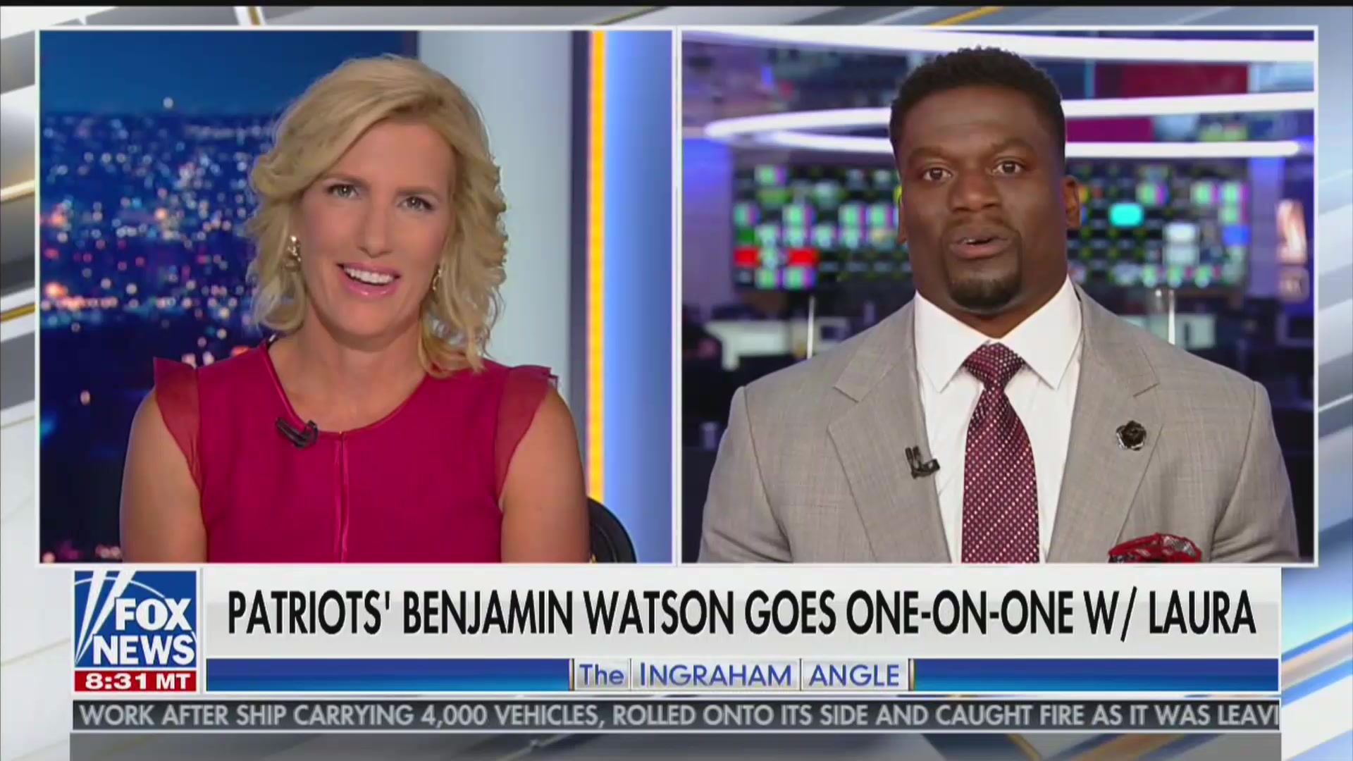 Laura Ingraham’s Interview With Black NFL Star Blows Up In Her Face: ‘I Read the Article!’