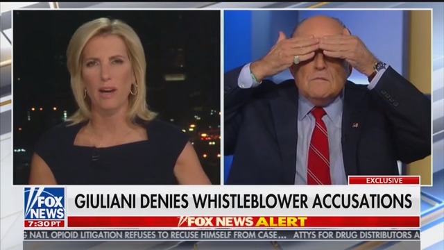 Rudy Giuliani: ‘I’m the Legitimate Whistleblower’ and ‘Should Get Some Kind of Award’
