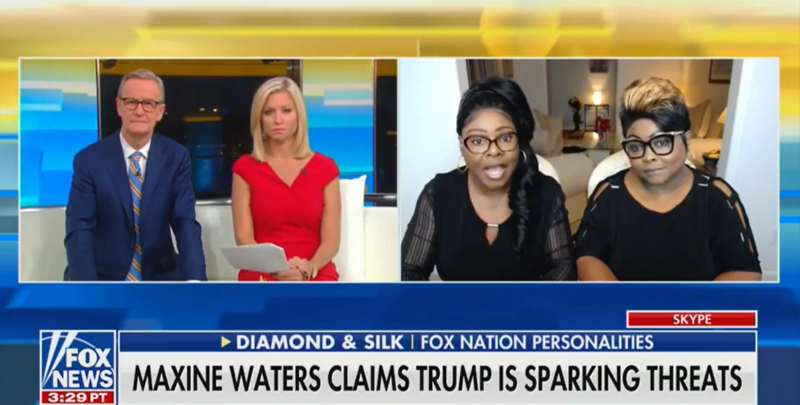 Diamond and Silk Accuse Democratic Rep. Maxine Waters of Inciting Death Threats Against Them