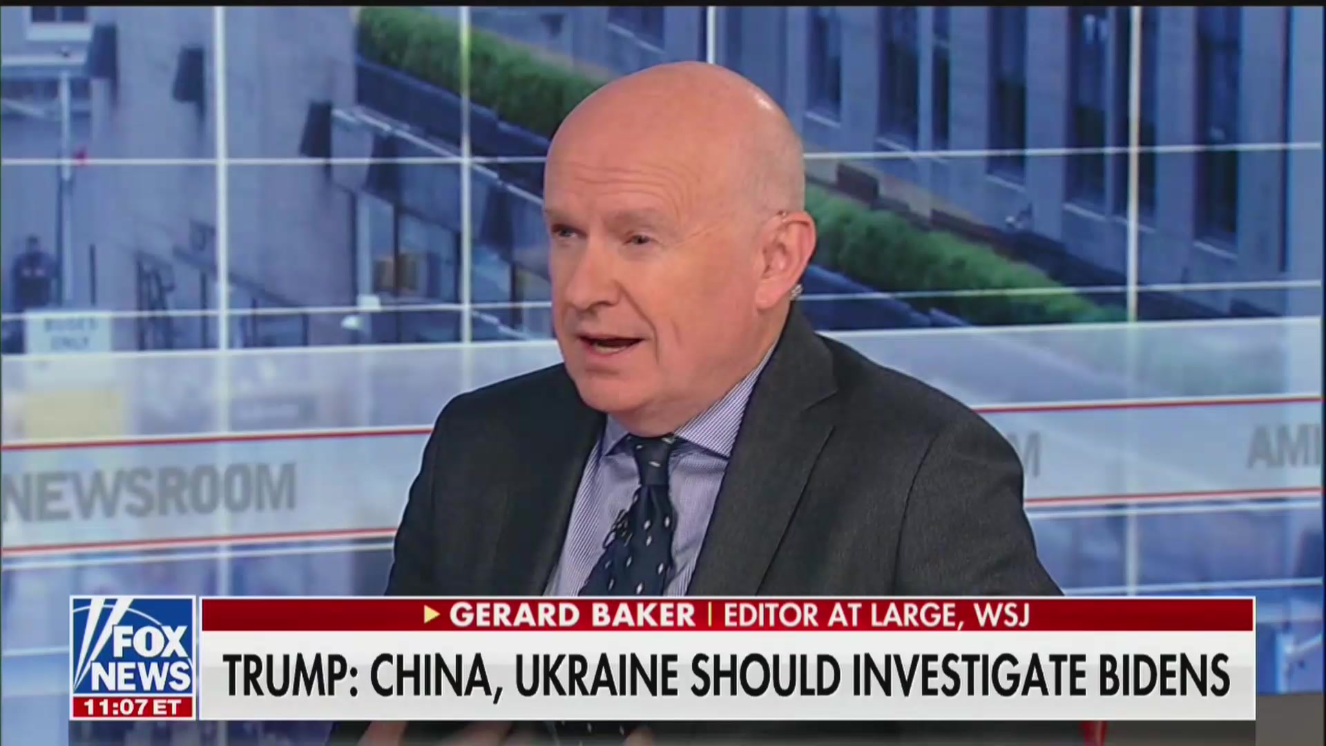 Wall Street Journal Editor Praises Trump’s ‘Legitimate’ Call for China to Dig Up Dirt on Biden