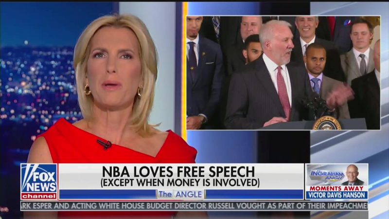 Laura Ingraham Apparently No Longer Wants the NBA to ‘Shut Up and Dribble’