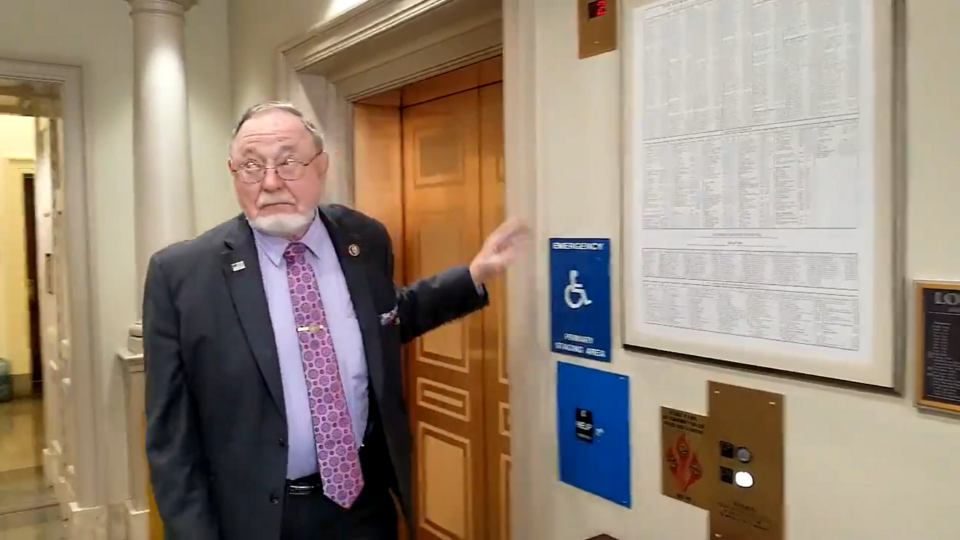 GOP Rep. Don Young Headbutts a Camera When Asked a Question About Trump