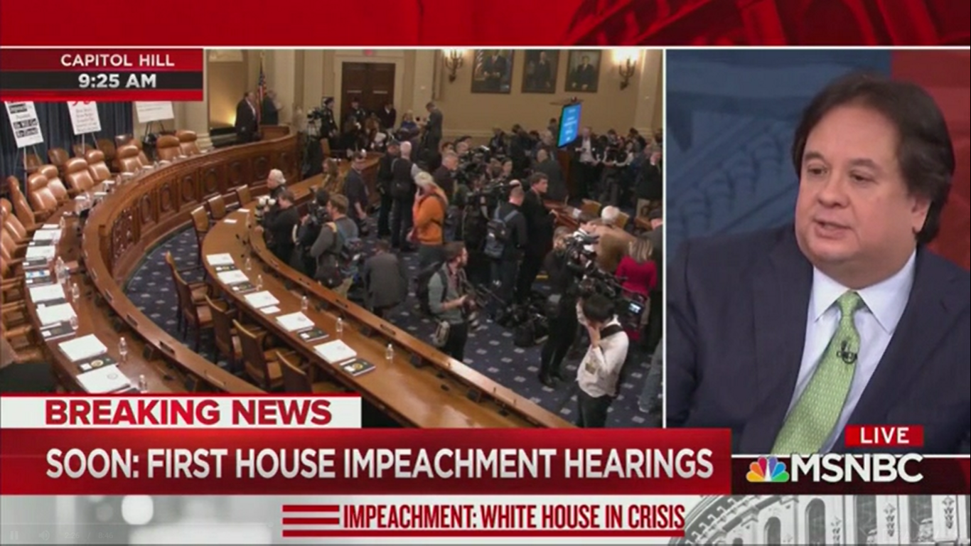 George Conway Makes First TV Appearance for MSNBC’s Special Impeachment Coverage