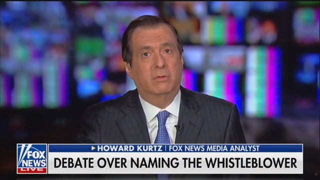 Fox’s Howard Kurtz: ‘I Don’t Think ‘ Mollie Hemingway Should Have Named Whistleblower