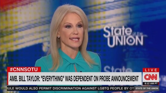 Kellyanne Conway: ‘I Don’t Know’ If There Was a Quid Pro Quo