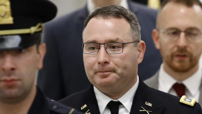 Impeachment Witness Lt. Col Alexander Vindman Retires from the Army