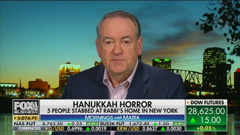 Mike Huckabee Blames the Education System for Hanukkah Stabbings
