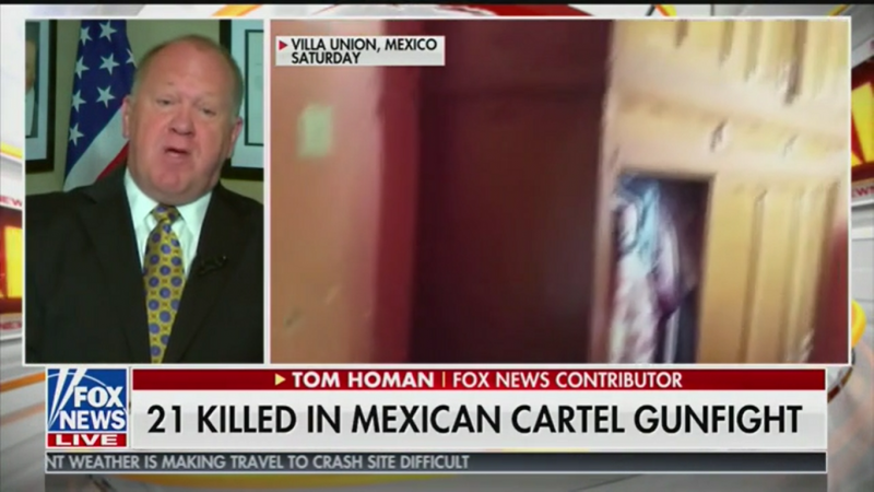 Fox’s Tom Homan: The U.S. Should Fight Drug Cartels in Mexico Like ‘In Panama with Noriega’