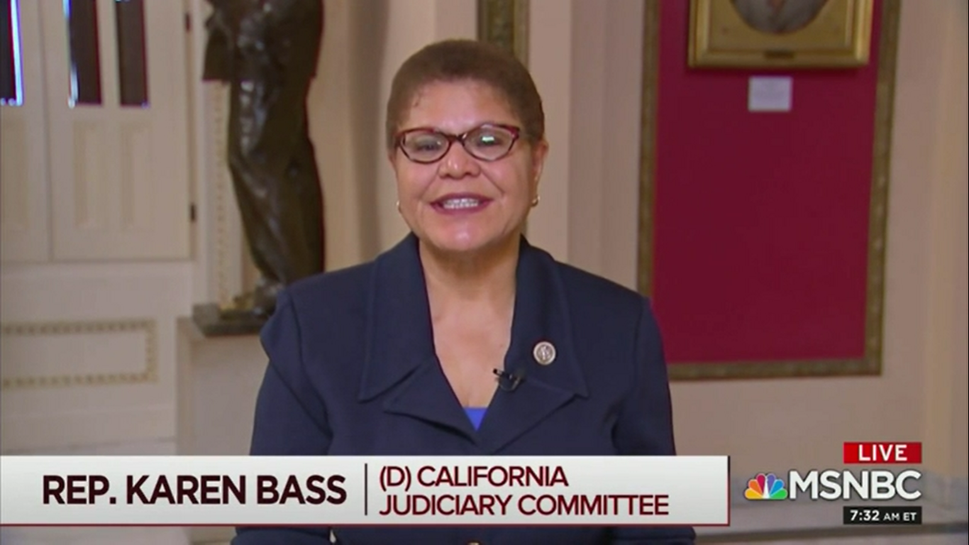 Democratic Rep. Karen Bass: Trump ‘Has No Understanding of What the Truth Is’