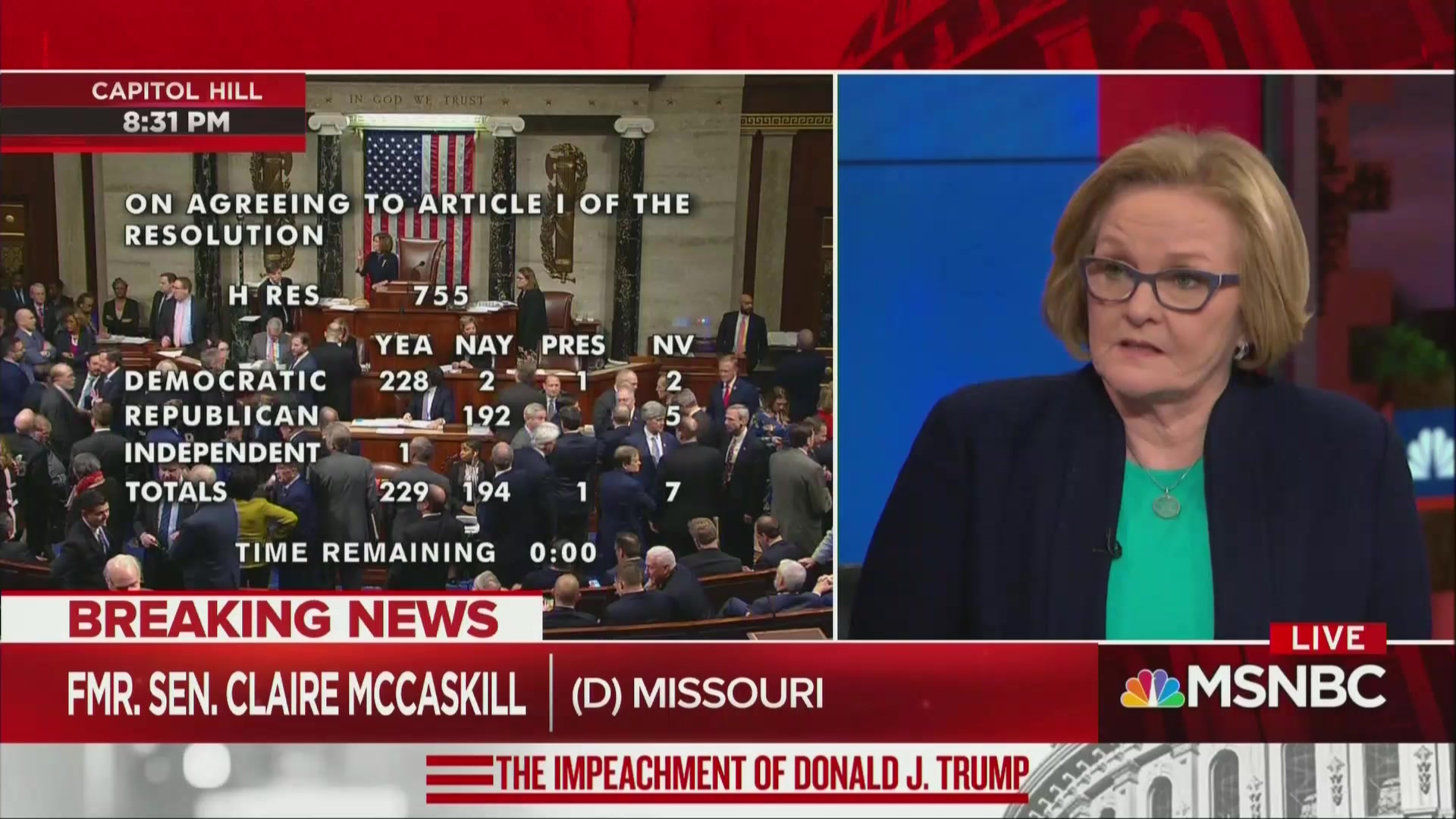 ‘That’s Just Stupid!’ Claire McCaskill Tears Into Tulsi Gabbard Over ‘Present’ Vote
