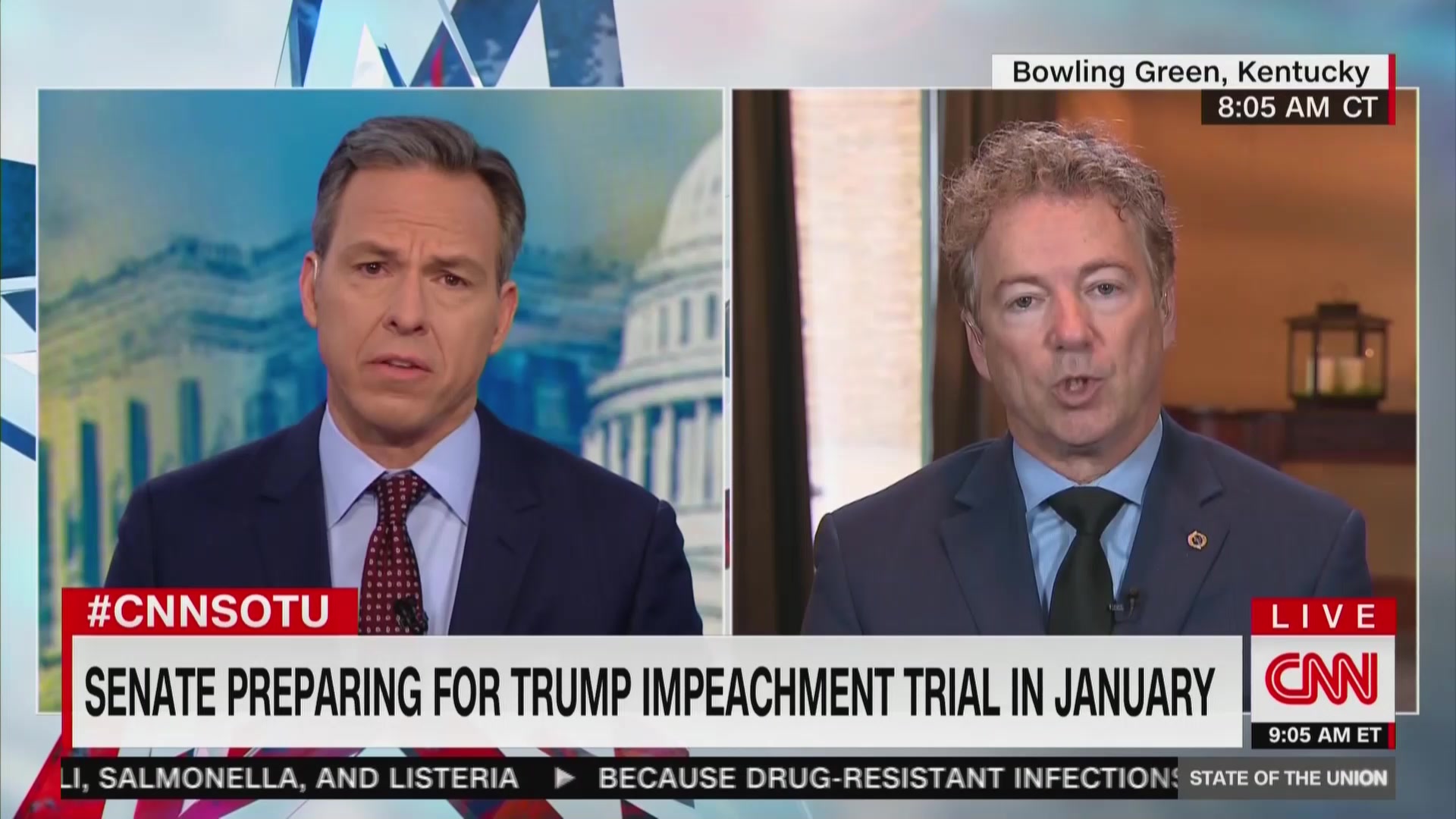 Tapper Confronts Rand Paul: You Really Think Trump Cares About Corruption in Ukraine?