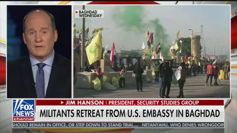 ‘Fox & Friends’ Guest: Iran ‘Invaded the United States, Our Sovereign Soil’ by Attacking Baghdad Embassy