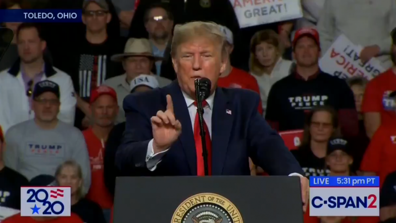 Trump Calls Democrats ‘Vicious, Horrible People’ at Ohio Rally