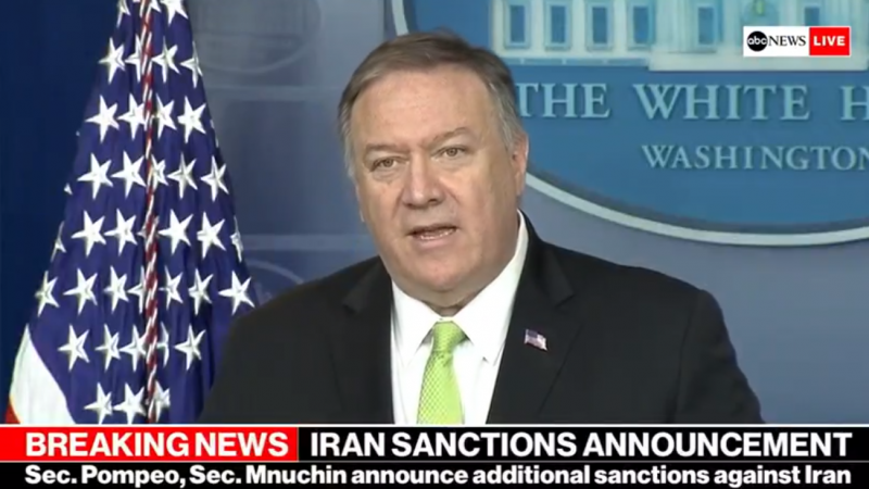 Trump Administration Announces New Sanctions on Iran Following Soleimani Killing