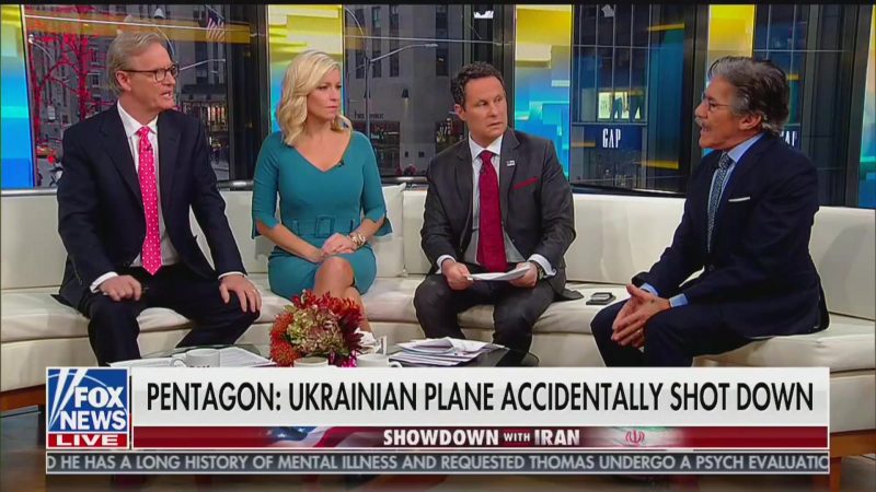 Fox & Friends Host Wonders: Can You Imagine If America ‘Accidentally Shot Down’ a Civilian Plane?