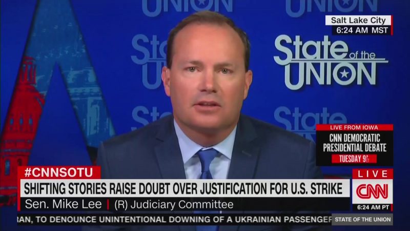 Sen. Mike Lee on Soleimani Airstrike: ‘Frustrating’ to ‘Not Get the Details Behind It’
