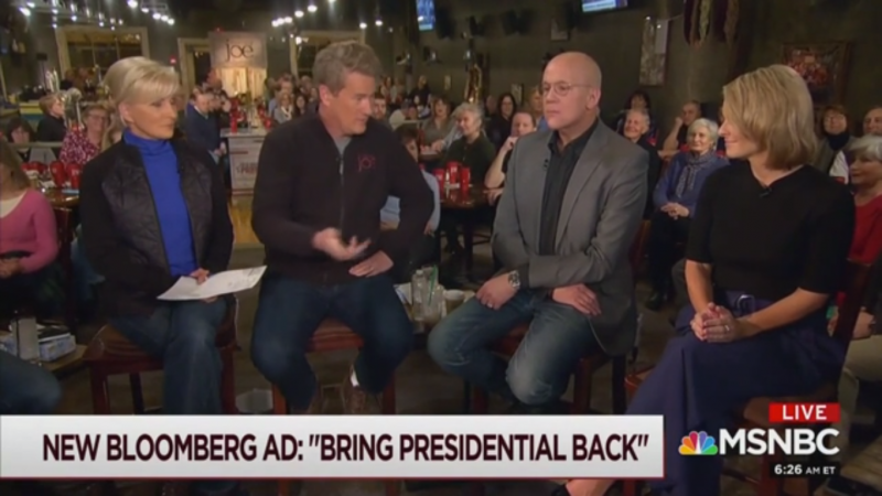 ‘Morning Joe’ Praises Mike Bloomberg: ‘Overwhelming Number’ of Voters Think He’ll Be the Nominee