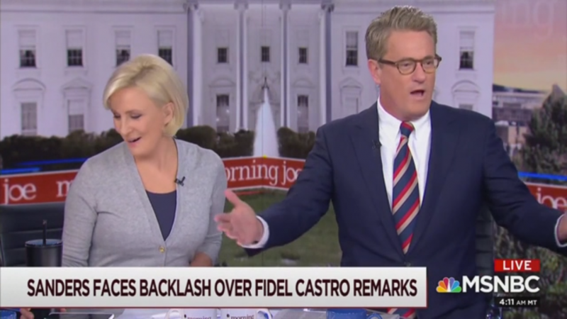 ‘Morning Joe’: Sanders Defending Castro Is ‘Like Saying Mussolini Had the Trains Running’